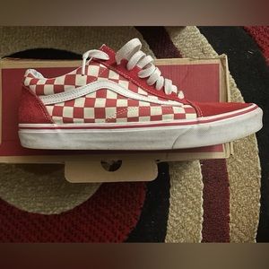 Red & White checker Vans